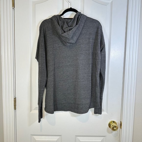 CK Calvin Klein Jeans Marled Gray Relax Fit Hoodie - Medium - Picture 3 of 9
